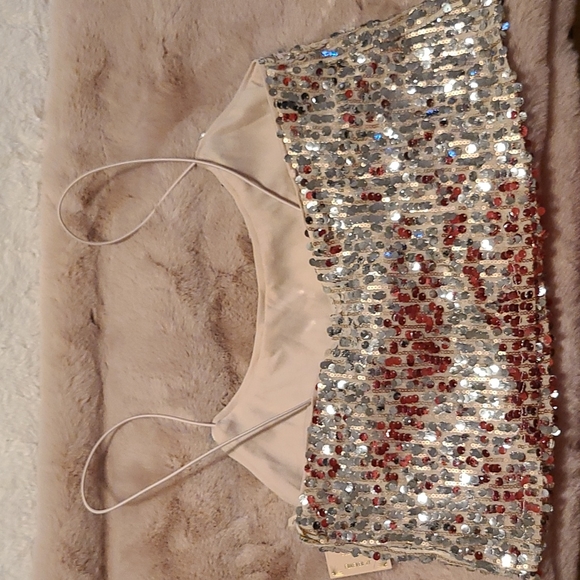 Sequin Top/Cami/ Knit Top/Holiday - Picture 4 of 4